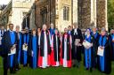 Judith Hasler (back row, second from right) was named a lay canon of Chelmsford Cathedral