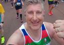 Dunmow headteacher Alex Burden ran the London Marathon for charity