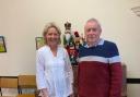 Charlotte Jerram with Brian Hockley of Rodings Friendship Club