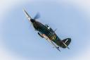 Amazing - a spitfire during Temple at War's Battle of Britain memorial flight event