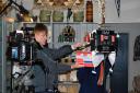 Filming at The Shopkeeper Store, Great Dunmow
