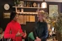 Kemi Badenoch MP with Kate Fletcher at Vintage Style Living, Thaxted