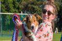 Best in show. The winner of the 2021 Felsted fun dog show is Astrid