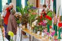 Visitors admiring the entries at Bardfield Horticultural Society's Summer Show