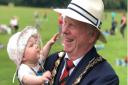 Great Dunmow mayor Patrick Lavelle with his granddaughter Imogen Lavelle-Moran at this year's Teddy Bears' Picnic