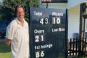 Andy Clarke took 7-13 in Aythorpe Roding's stunning win over Stock in the Mid-Essex Cricket League.