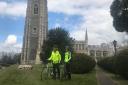 Rebecca Jordan of Great Bardfield and Helena Graham of Great Dunmow on one of their training rides
