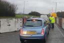 Essex Police carried out vehicle checks in Thremhall Avenue, Stansted