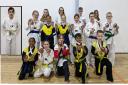 The Dunmow TKD squad show off their medals and trophies from the English Championships. Picture: DUNMOW TKD