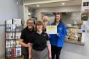 Takeley Community Café received Support 4 Sight's 'Extra Mile' award