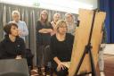 Julie Arnall is teaching a life drawing class for Dunmow Art Group