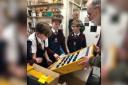 A Remap engineer passing down engineering skills to Felsted pupils