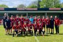 Dinas Powys U16s Ravens won the league and cup