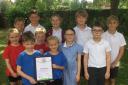 Felsted Primary School received the OPAL platinum award