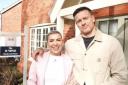 Love Island stars Olivia and Alex Bowen visited the Felsted Gate development