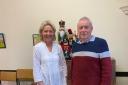 Charlotte Jerram with Brian Hockley of Rodings Friendship Club