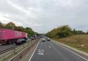 There are delays on the A12 at Kelvedon amid planned fuel protests