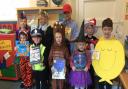 Students dressed up for World Book Day 2022 at Debden Primary Academy