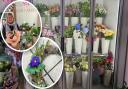 Stephanie Harris and her business The Rose Garden florist in Great Dunmow is taking eco steps