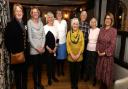 Alexia Wilson Trust trustees said goodbye to Lucy Myers (left), Margaret Joyce (fourth from right) and Sue Warrener (not pictured)
