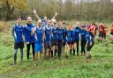 Grange Farm & Dunmow Runners after their cross country race.