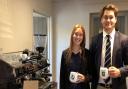 Felsted School students at Rumblebees, whose owners have agreed to to serve and sell Ugandan Safi Coffee