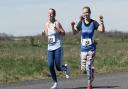 Emma Baldock and daughter Naomi of Grange Farm & Dunmow Runners.