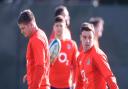 Owen Farrell (left) and George Ford will start at 12 and 10 again for England in Dublin.