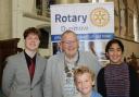 Nathan, Ankhan and Jonas were the winners of Dunmow Rotary's young musician competition