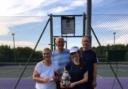 Father and daughter pair Chris and Ashleigh Draper were the winners of the gnome tournament at Stebbing Tennis Club.