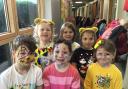 Pupils at Great Dunmow Primary School dressed up for Children in Need