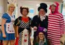 Staff dressed up for the Mad Hatters Tea Party at Croft House Care Home