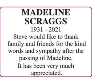 MADELINE SCRAGGS
