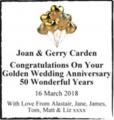 Joan & Gerry Carden