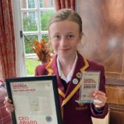 Felsted Prep School pupil Bella won an award for her self-charging Chromebook design