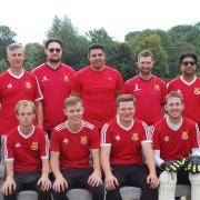 Dunmow CC face the camera at their Cricket Week T20 tournament