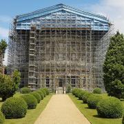 The scaffolding at Ickworth has been in place for more than a year but will be coming down soon Picture: PAUL GEATER