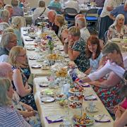 Bardfield Horticultural Society celebrated the Queen's Platinum Jubilee with an afternoon tea