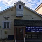 Wethersfield Village Hall which has been available to the community for 100 years