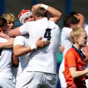 England celebrate winning the U20 Six Nations for 2021 after victory away to Wales.