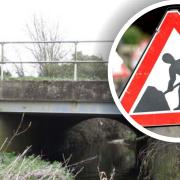 The B184 near Thaxted could face an 11-week closure in 2022 due to a weakened bridge