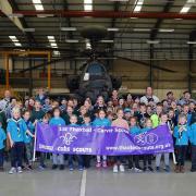 1st Thaxted - Carver Scouts visited ACC Wattisham on October 9