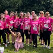 Staff at Tesco in Great Dunmow raised £1,800 for Cancer Research at Chelmsford's Race for Life