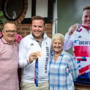 Delight as Olympic medallist Matthew Coward-Holley is home from Tokyo 2020