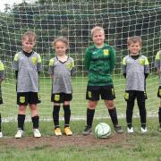 The Dunmow Rovers U7 Tigers squad who went through their first season undefeated.