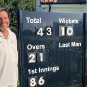 Andy Clarke took 7-13 in Aythorpe Roding's stunning win over Stock in the Mid-Essex Cricket League.