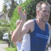 Rich Hynes of Grange Farm & Dunmow Runners at the 2021 Felsted 10k.