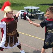 Roman Day 2021 for Year 3 pupils at Great Dunmow Primary School