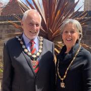 Great Dunmow Town Council Mayor Mike Coleman and Mayoress Pauline Coleman