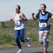 Emma Baldock and daughter Naomi of Grange Farm & Dunmow Runners.